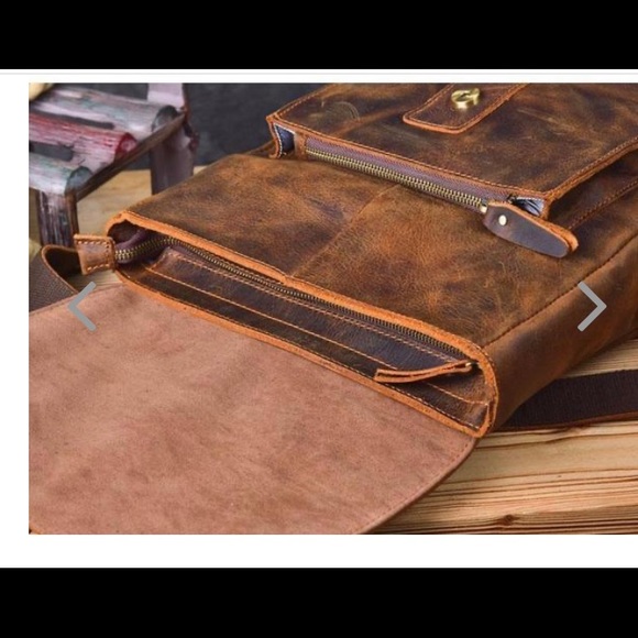 Leather laptop backpack “Eiken” - Picture 4 of 9